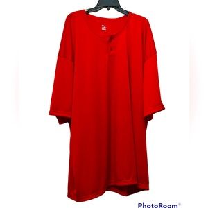 Alleson Athletic Mens Red Shirt